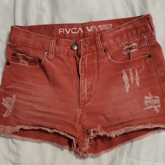 RVCA Rust Shorts - Picture 1 of 4